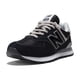 thumbnail image 1 of Zapatillas New Balance 574 Core para hombre, negro/blanco, 10.5 US, 1 of 8