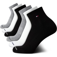 Pack De 6 Calcetines Tommy Hilfiger Para Hombre, Tallas 7 A 12, Color Gris