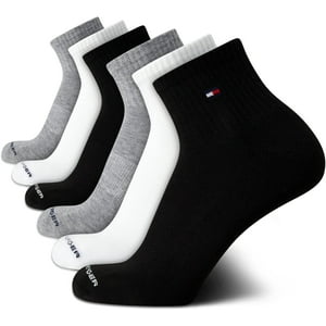 Pack De 6 Calcetines Tommy Hilfiger Para Hombre, Tallas 7 A 12, Color Gris