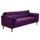 thumbnail image 2 of Sofa Retro 3cg Felpa 04 Morado, 2 of 6