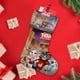 thumbnail image 4 of Talking Tom Tema: Calcetines de Navidad, fino lino blanco para colgar en escaleras y chimenea, decoración navideña para el hogar, regalo de Navidad.54cm×38cm, 4 of 5