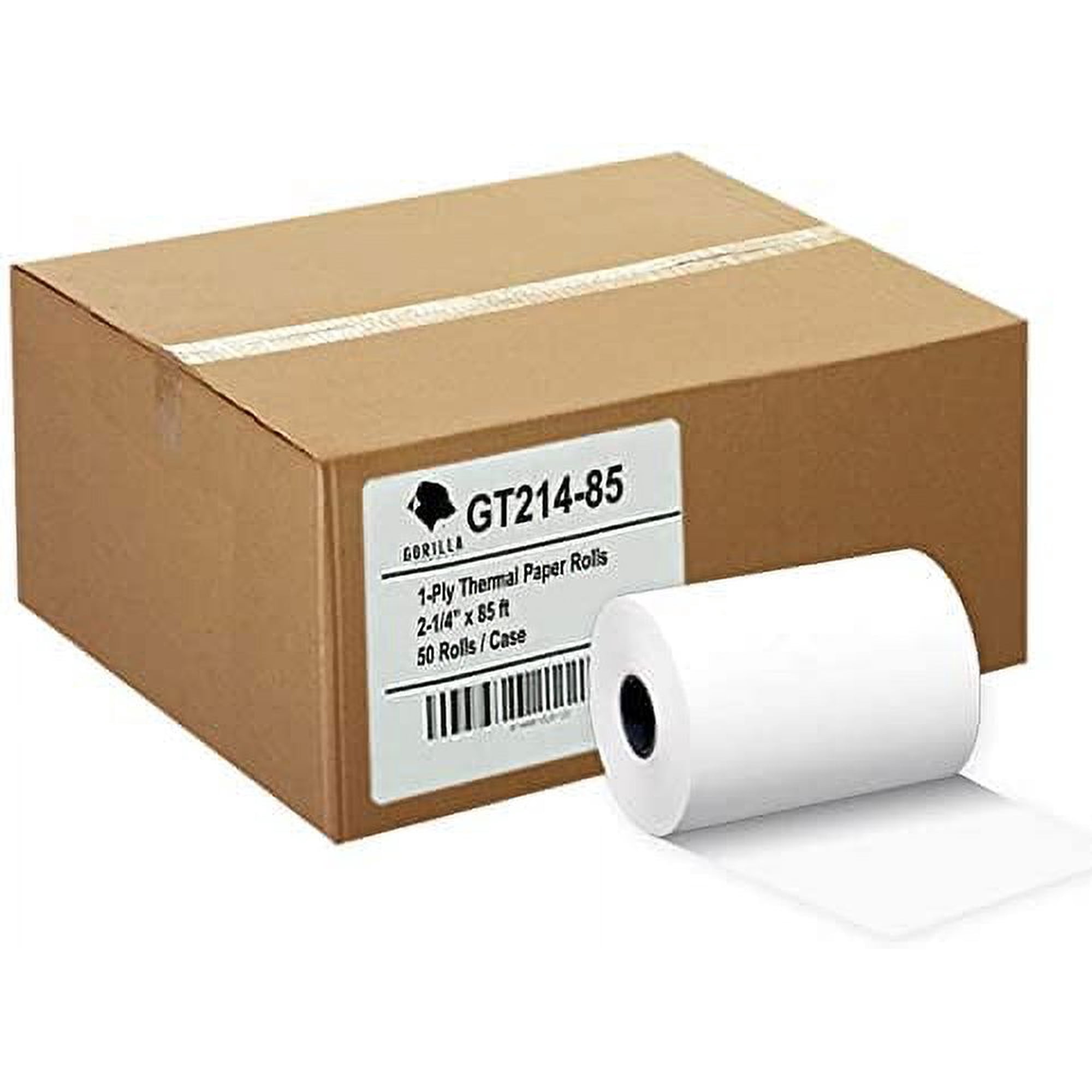 Rollos De Papel Térmico Para Recibos Gorilla Supply, 57 Mm X 26 M, 50 Rollos