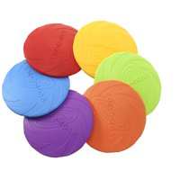 Genérico - Frisbee De 18Cm Mascotas Perro Resistente Azul