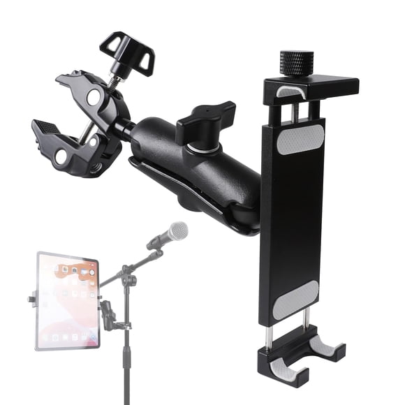 Soporte de tableta Leenconghui de aluminio para micrófono iPad 4.7-15