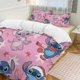 thumbnail image 2 of Merry Christmas Stitch 3 Piece Sets Full/Queen Size - Reversible Microfiber Quilts with Shams Soft Lightweight Bedspread Coverlet Comforter for All Season Bed Sheets, 2 of 4