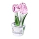 thumbnail image 2 of Figura De Rosa Para Mamá, Regalo De Rosa Para Novia, Centro De Mesa Para El Hogar, Flor De Vidrio Rosa, 2 of 5