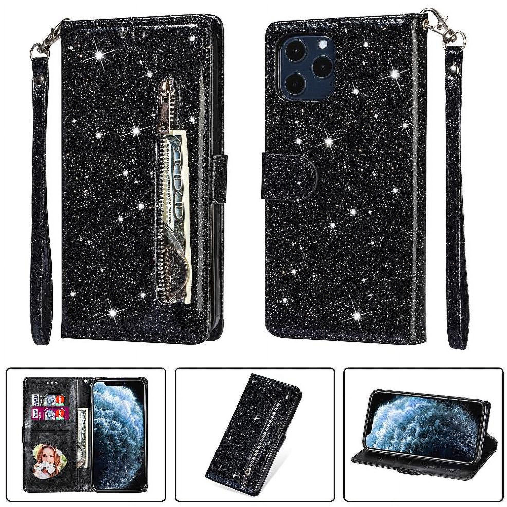 Foxdock - Funda Para Elegante Funda Iphone 11 Glitter Con Cremallera-ideal Para El Uso Diario