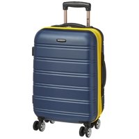 Ruleta Giratoria Expansible Para Equipaje Rockland Melbourne, Lado Rígido, 20 Pulgadas