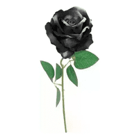 Genérico - Rosas Negras Artificiales 5 Uds Halloween