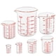 thumbnail image 1 of Juego de vasos medidores de vidrio Ackers, de borosilicato, 7 piezas, 1 of 9