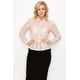 thumbnail image 1 of Blusa Plisada de Manga Larga de Organza S, 1 of 14