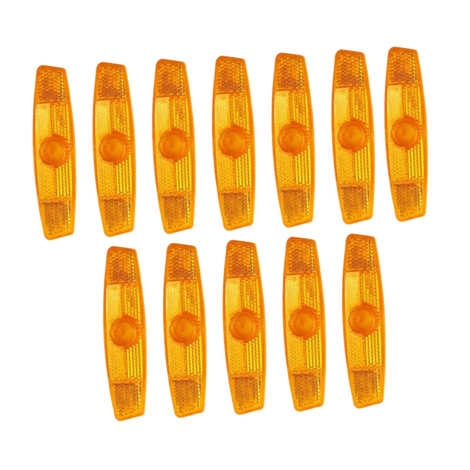 Magideal - 12 Piezas De Reflectores Para Radios De Bicicleta, Reflectores Para Bicicleta, Reflectores Para Llantas De Bicicleta De Fácil Instalación, Reflectores