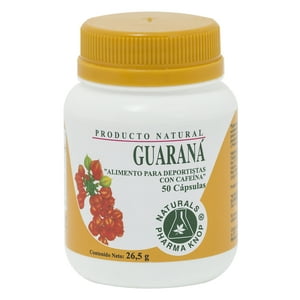 Guarana 430 Mg X 50 Cápsulas - Pharma Knop
