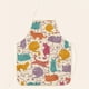 thumbnail image 1 of 1pc Polyester Cartoon Cat And Dog Apron, Adjustable Oil & Stain Resistant Halter Apron For Chef Gardening Cooking Baking Florist Shop Painting Pinafore Barista, Bib Overalls, 1 of 3