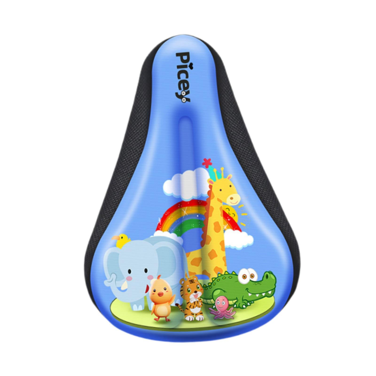 Ioensy - Funda De Cojín Para Asiento De Bicicleta Para Niños, Pequeña Almohadilla De Sillín, Funda De Silicona Para Asiento De Bicicleta Para Niños