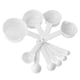 thumbnail image 1 of Juego de 10 cucharas medidoras para cocina, color blanco, 1 of 8