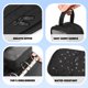 thumbnail image 5 of Estuche para lápices SUNEE grande de 3 compartimentos negro, 5 of 9