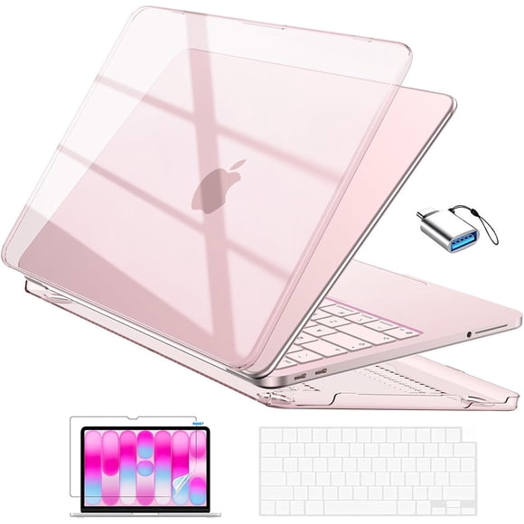 Carcasa EooCoo MacBook Neo A3404 13 inch Crystal Blush