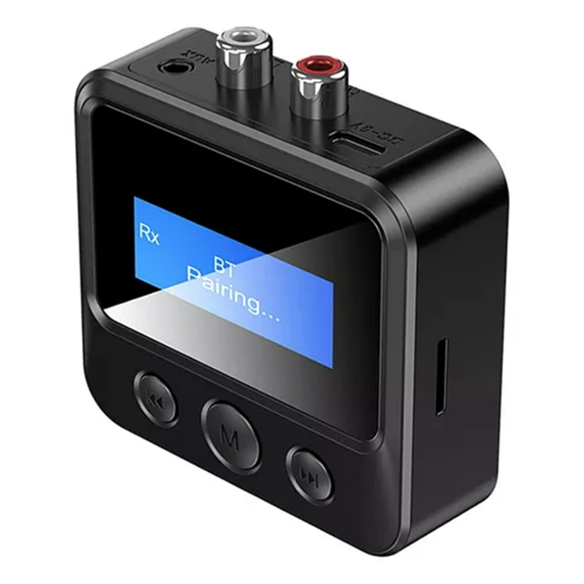 Veat00l - C39s Receptor De Audio Bluetooth 2 En 1 Receptor/transmisor Bluetooth 5.0 Pantalla Digital Lcd Alcance Bluetooth 10m Ampliamente Compatible
