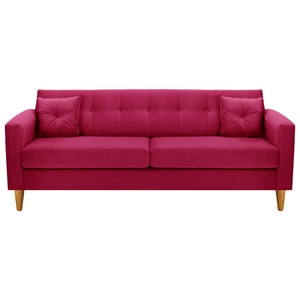 Bodevir - Sofa New Retro 3Cg Felpa 04 Burdeo