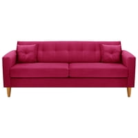 Bodevir - Sofa New Retro 3Cg Felpa 04 Burdeo