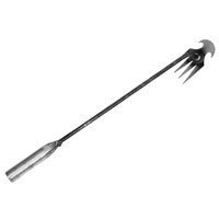 Ioensy - Weeder Herramienta De Deshierbe Manual Con Diseño De Cabeza De Acero De 4 Garras Para Aflojar La Granja De Bonsái 40 Cm