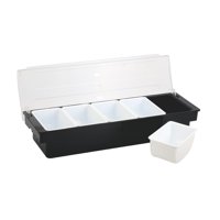 Magideal - Bandeja Con Compartimentos Extraíbles, Organizador De Servicio, Estación De Guarnición De Platos Multifunción Para Tienda, Regalo De Celebración, Uso Cinco Rejillas