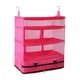 thumbnail image 1 of Organizador Colgante Para Compartimento De Armario, Plegable, 3 Niveles, Para El Hogar, RV, Ropa, Color Rojo Rosa, 1 of 3