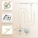 thumbnail image 3 of Collar Love Pendant Con Birthstone Zirconia Y Caja De Regalo, 3 of 5