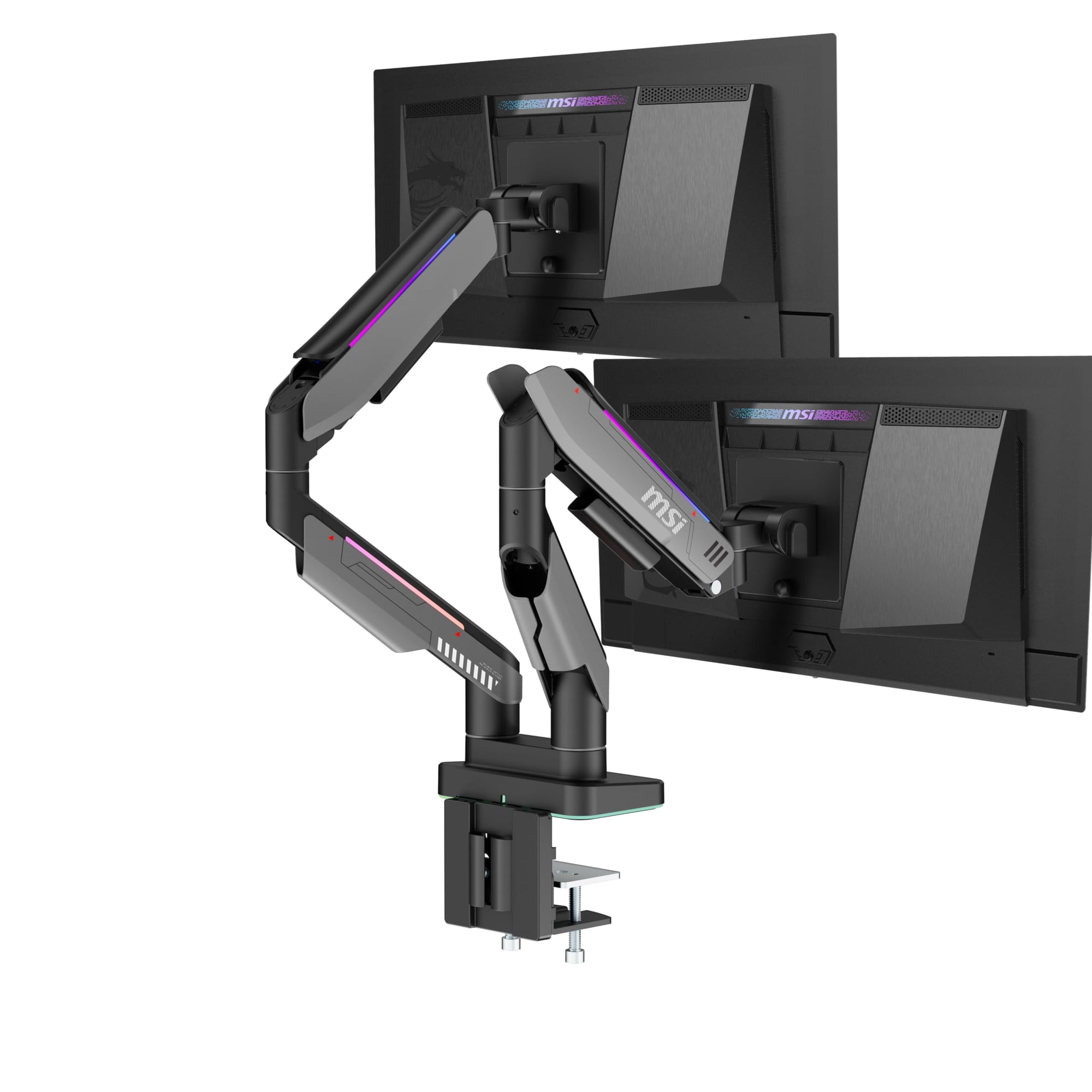 Soporte Para Doble Monitor Msi Mpg Mt201dr V2-premium Rgb