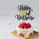 thumbnail image 4 of Decoración Para Tartas Con Purpurina Para Feliz Cumpleaños Número 23 Color Negro Y Dorado, 4 of 6