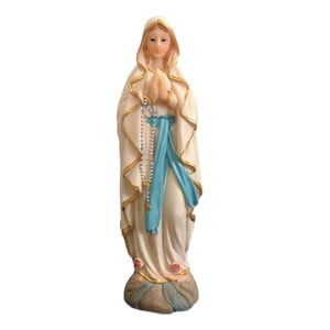 Bothyi - Estatua De La Virgen María Artesanía Escultura Religiosa Decorativa Para Estante Escritorio Hogar 8Cm