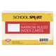 thumbnail image 1 of Index Card School Smart Ruled de 4 x 6 pulgadas y 90 libras, color blanco, paquete de 100, 1 of 9