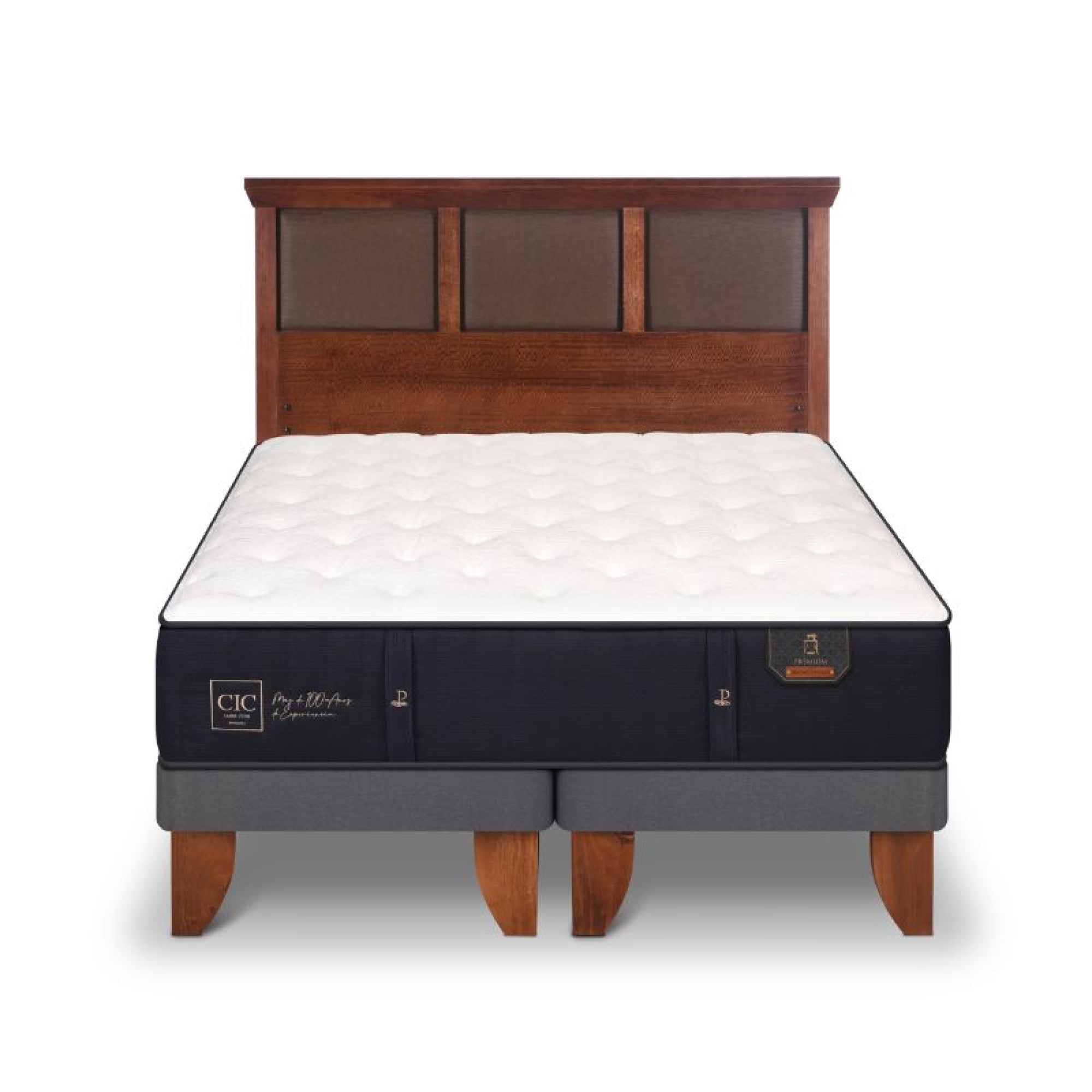 Cama Europea Premium 2 Plaza Base Dividida