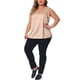 thumbnail image 2 of Agnes Orinda Ropa de Halloween para Mujeres de Talla Grande Tops de Seda Satinada para Escuela y Universidad Camisola Básica de Verano sin Mangas con Escote en V 3X Champán, 2 of 6