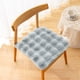 thumbnail image 1 of Xiao Hua Cojín de Peluche de Conejo Azul -1 Pieza, Cojín Cuadrado para Silla de Comedor de 17.72 X 17.72 Pulgadas, Tela de Respaldo Antideslizante, Cojín para Silla de Comedor de Textura Esponjosa y, 1 of 4