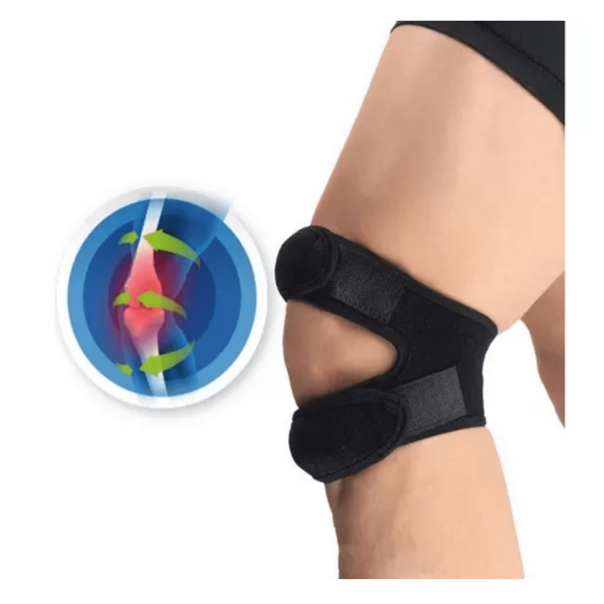 Deroyal - Menisquera Doble Soporte Superior E Inferior Rodilla