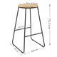 thumbnail image 4 of Piso Rubber 2 Piezas Metal - Madera Natural, 4 of 4