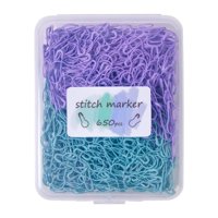 Magideal - Marcadores De Puntada De 650 Piezas Marcadores De Punto De Punto De Punto , Púrpura Púrpura