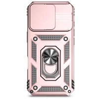 Estuche Gangxun Para Iphone 16 Pro, Soporte Giratorio 360°, Estilo Mecánico Y Magnético