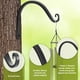 thumbnail image 3 of Ganchos de pared para colgar plantas, 20 cm, paquete de 2 unidades, Feed Garden, negros, 3 of 7