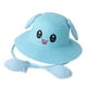 thumbnail image 4 of Sombrero De Paja Con Orejas De Conejo, Sombrero De Ala Ancha Para Niños, Sombrero De Playa Para Viajes De Verano En La Playa, Azul, 4 of 5
