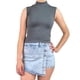 thumbnail image 3 of Top Acanalado Mujer Polera Sin Manga Cuello Alto Fashion 1001, 3 of 5
