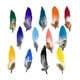 thumbnail image 3 of Plumas De Sombrero Para Sombreros Fedora Novedad Para Fiesta Sombrero De Vaquero Occidental Clip Pequeño Cantidad 13, 3 of 5