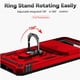 thumbnail image 2 of Funda Resistente Anillo Soporte Google Pixel 8 Privacidad Cámara Montaje Magnético Rojo, 2 of 5