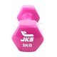 thumbnail image 4 of Mancuerna Hexagonal Vinilio Jks Rosado 3kg Unidad, 4 of 5