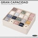 thumbnail image 4 of Pack de 3 Cajas Organizadoras Closet Carry All 16 Divisiones Ropa Interior Accesorios, 4 of 7
