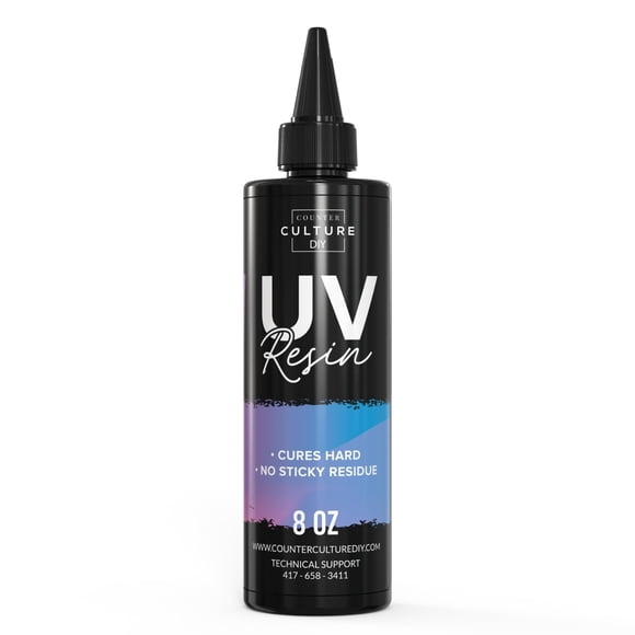 Resina Uv Transparente De 240 Ml Para Recubrimiento Y Colado