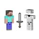 thumbnail image 2 of Figura de Acción Mattel Minecraft Diamond Steve Coleccionable de 5.5", 2 of 3