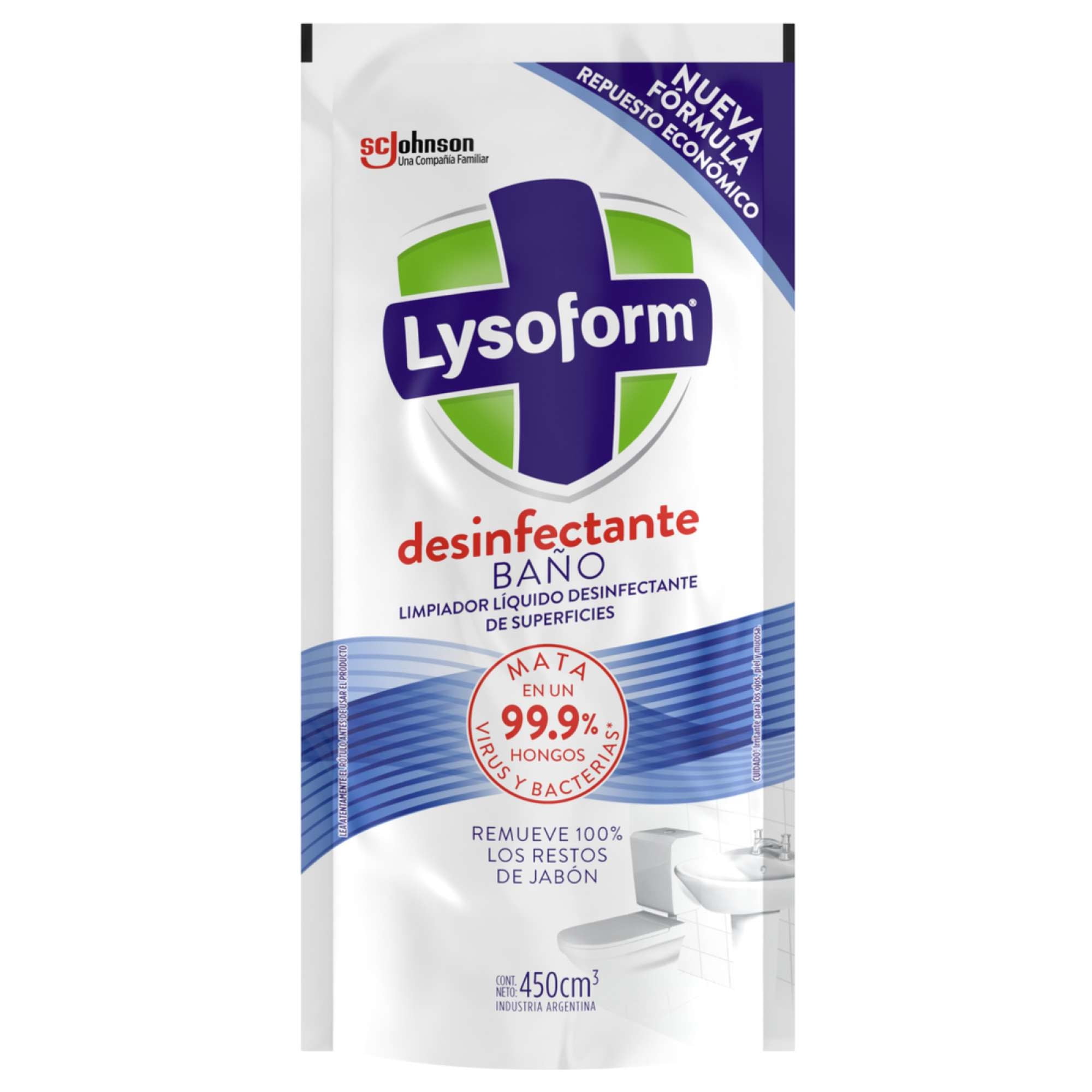 Lysoform - Limpiador Desinfectante Baño Líquido Repuesto